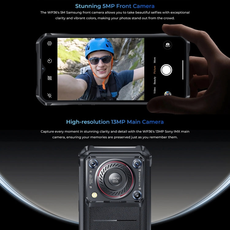 Oukitel WP36, IP68/IP69K, Fingerprint Identification, 10600mAh, 6.52 inch MediaTek MT8788 Octa Core, NFC, OTG, Network: 4G, WP36, 8GB+128GB Oukitel WP36, IP68/IP69K, Fingerprint Identification, 10600mAh, 6.52 inch MediaTek MT8788 Octa Core, NFC, OTG, Network: 4G, WP36, 8GB+128GB